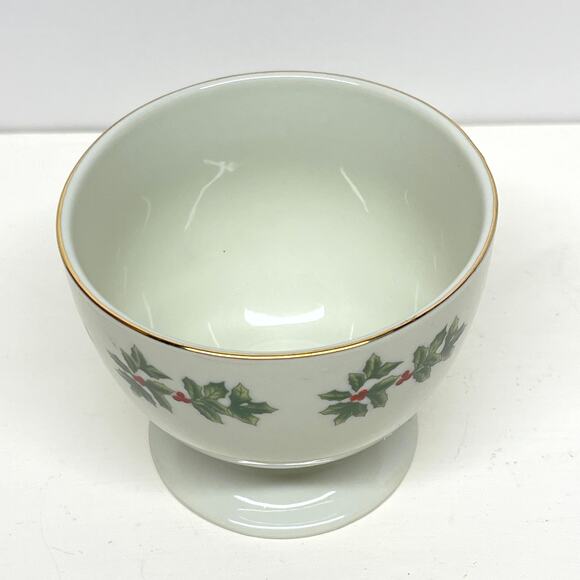 Baum Bros Formalities Holly Collection Serving Dip Bowl - Picture 2 of 7